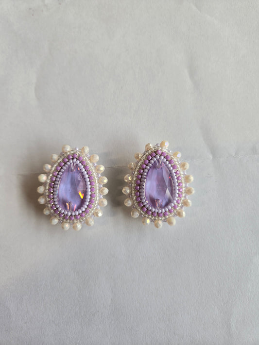 Tear Drop Studs- Halle Knight