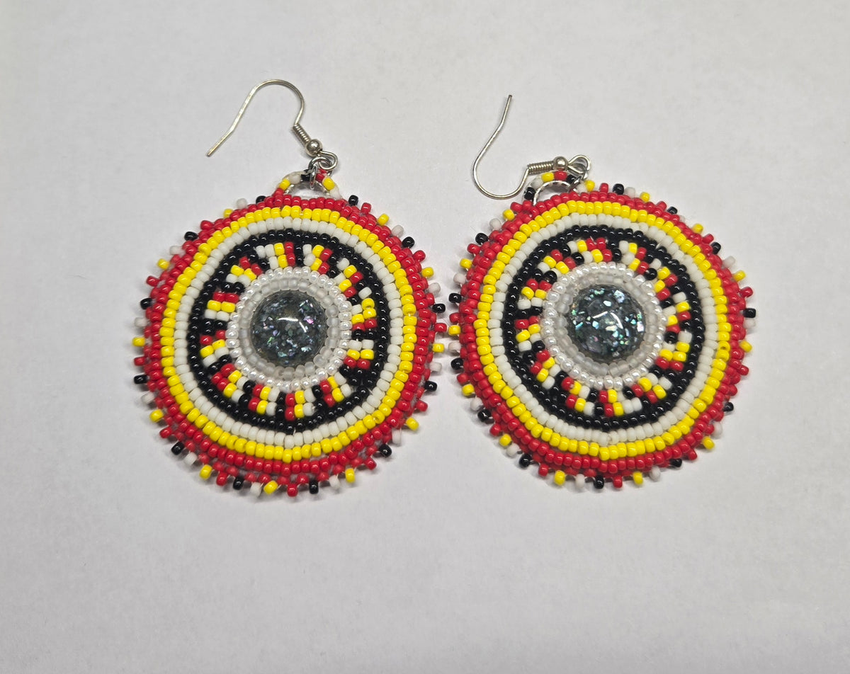 Miscellaneous 2" Dangle beaded Earings
