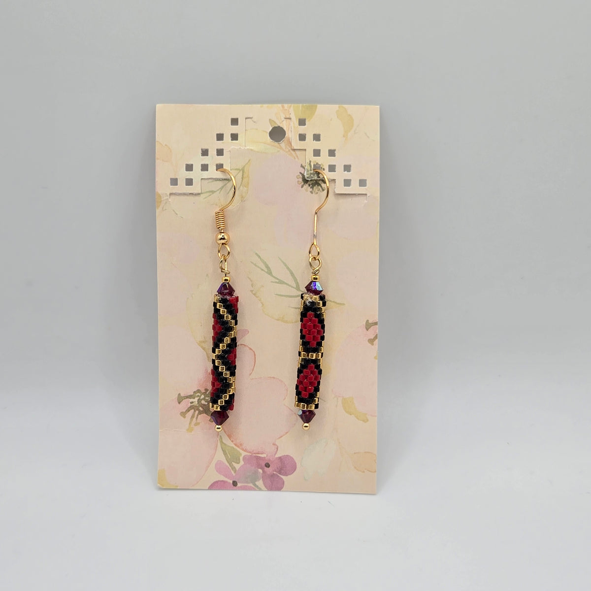Dangle Beaded Earrings- Rose Michael