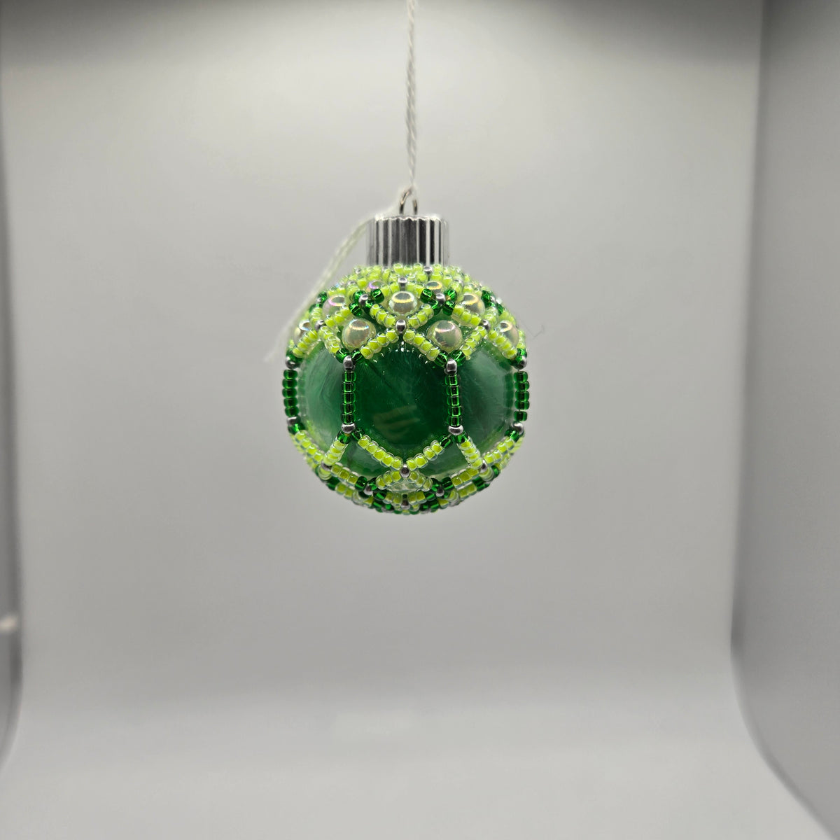 Small Beaded Christmas Ornament- Eileen Mar