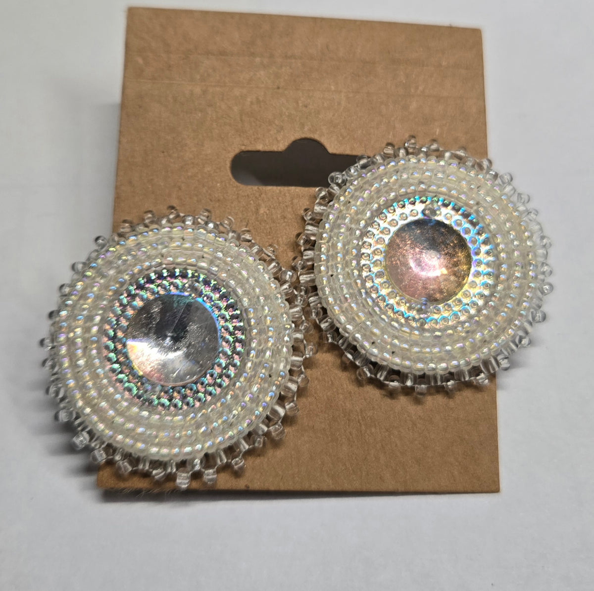 Miscellaneous 1" beaded Earrings