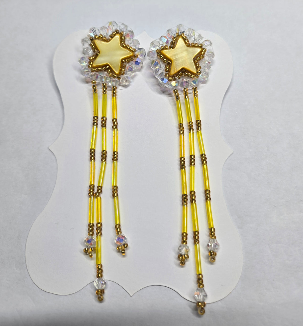 2.5- 3" Assorted Beaded Earrings- Stud