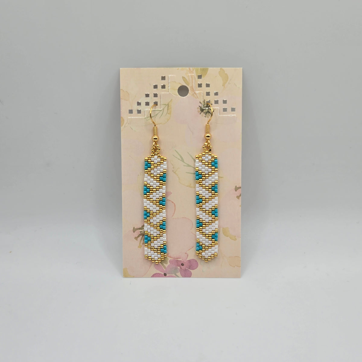 Dangle Beaded Earrings- Rose Michael