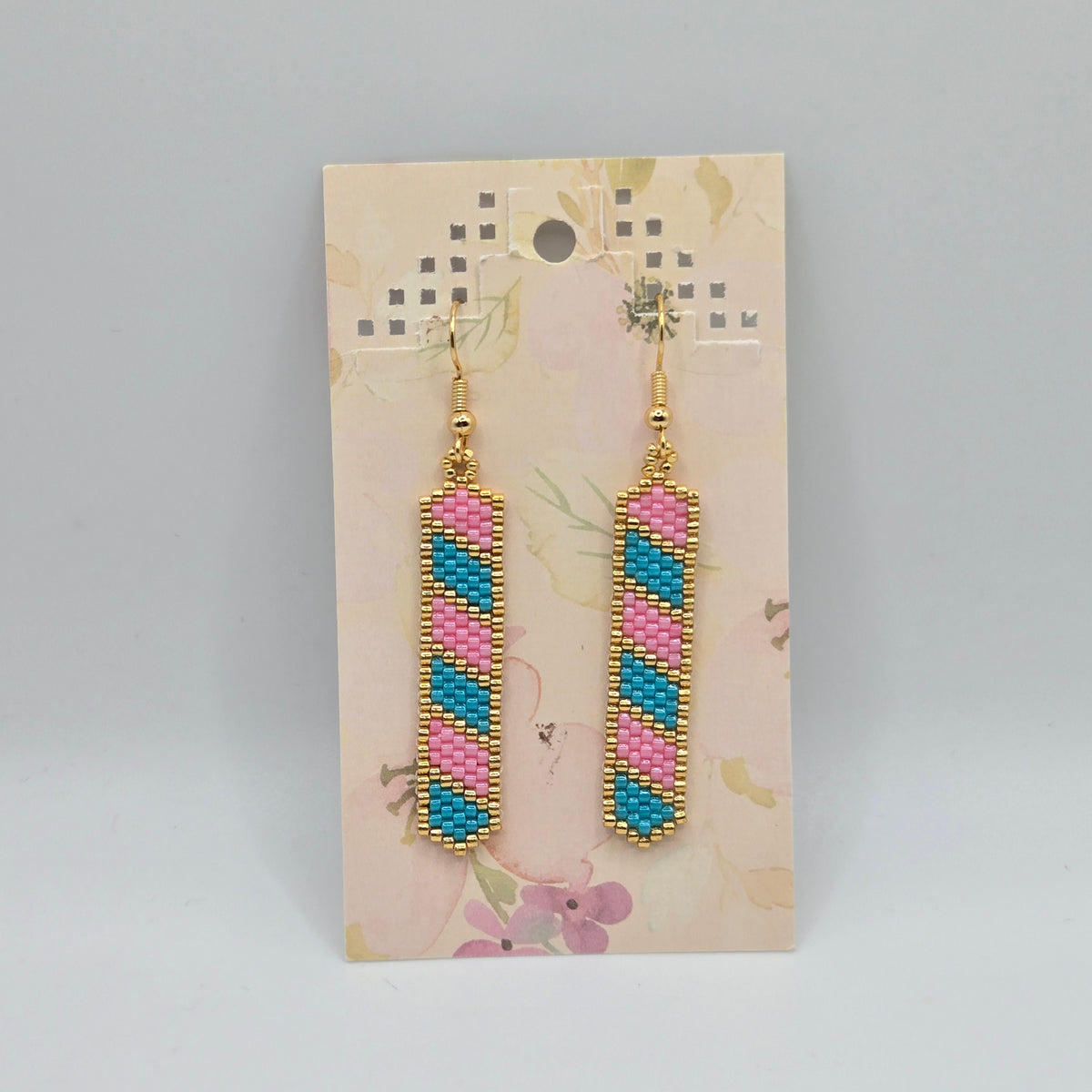 Dangle Beaded Earrings- Rose Michael