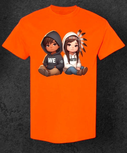 ECM Orange Shirt - We Matter Graphic - Adult