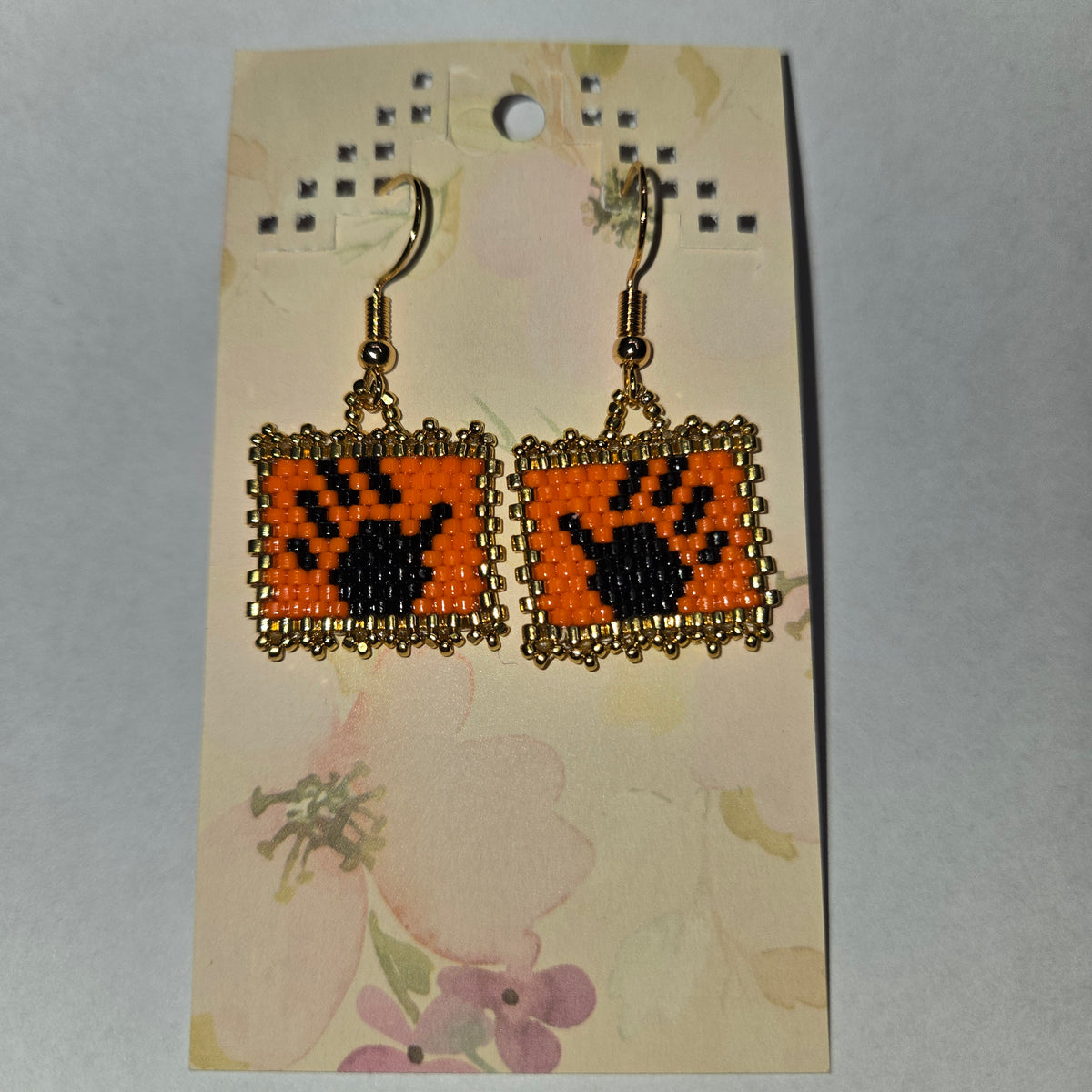 Small MMIW Beaded Dangle Earrings