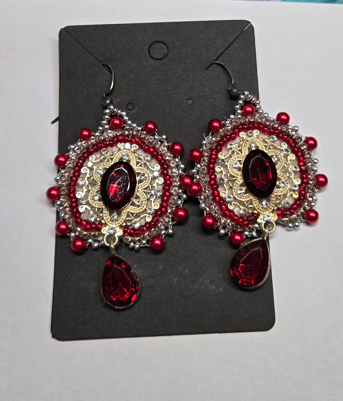 2.5- 3" Assorted Beaded Earrings- Dangle