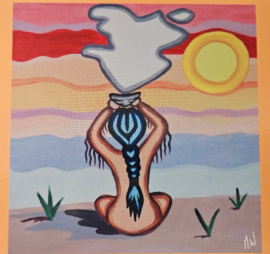 Tribal Smudge Postcard
